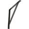 Ekena Millwork Traditional Steel Bracket, Antiqued Silver 2"W x 24"D x 24"H BKTM02X24X24TRASV - alternate 1